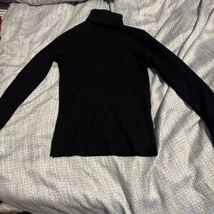 SHEIN Classic Black Turtleneck Sweater